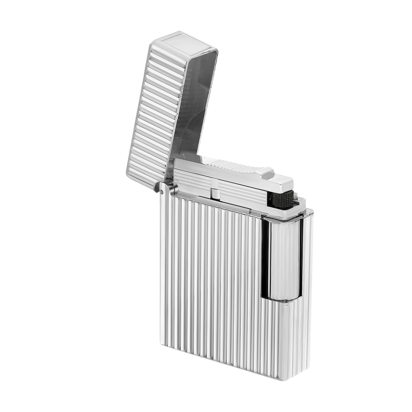 S.T. Dupont Ligne 1 Guilloche Palladium Lighter/Briquet C14021