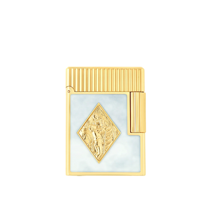 S.T. Dupont Ligne 1 White Lacquered Romeo y Julieta Lighter/Briquet C14050CL