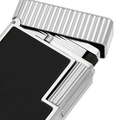 S.T. Dupont Ligne 1 Black Lacquered Palladium Lighter/Briquet C14121