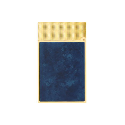 S.T. Dupont Ligne 2 Cling Popote Blue Lacquered Savoir-Faire Lighter/Briquet C16017CL