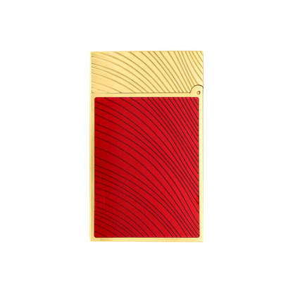 S.T. DUPONT Ligne 2 Horse Mane Guilloche Red/YG Lighter/Briquet C16080CL