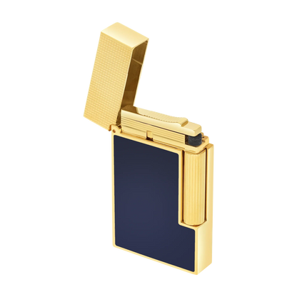 S.T. DUPONT Ligne 2 Micro Diamond Head Dark Blue Lighter/Briquet C16457