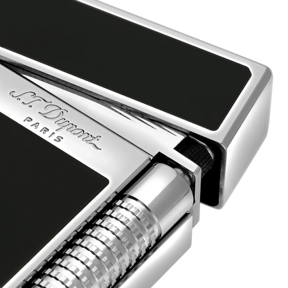 S.T. DUPONT LE GRAND Natural Lacquer Black Lighter/Briquet C23010