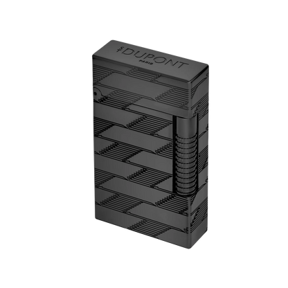 S.T. Dupont Le Grand Guilloche Monogram 1872 Black Lighter/Briquet C23179