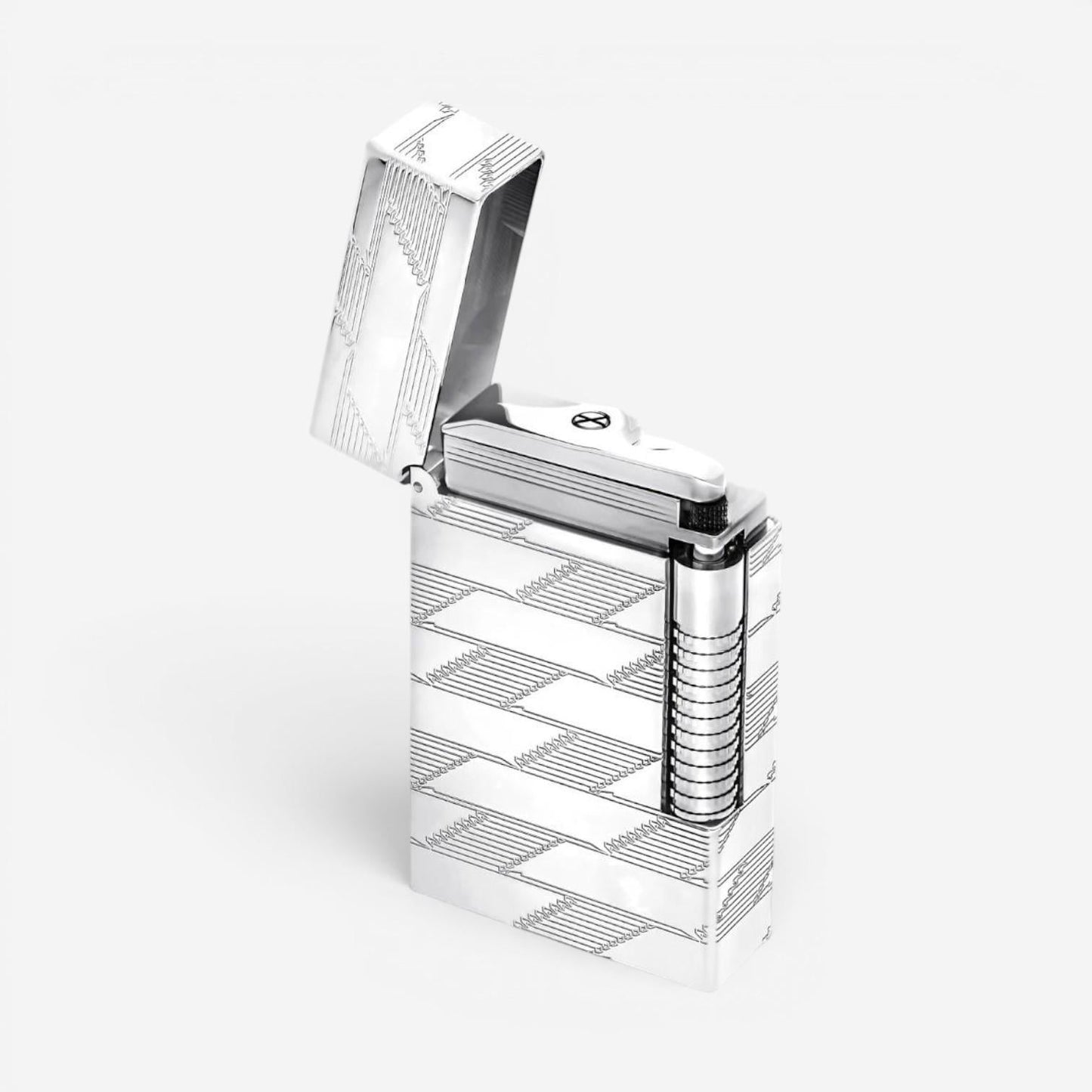 S.T. Dupont LeGrand Monogram 1872 Palladium Lighter C23180