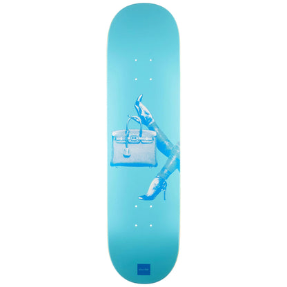 Chocolate Skateboard Deck Aikens Purse Blue 8.25" x 31.875"