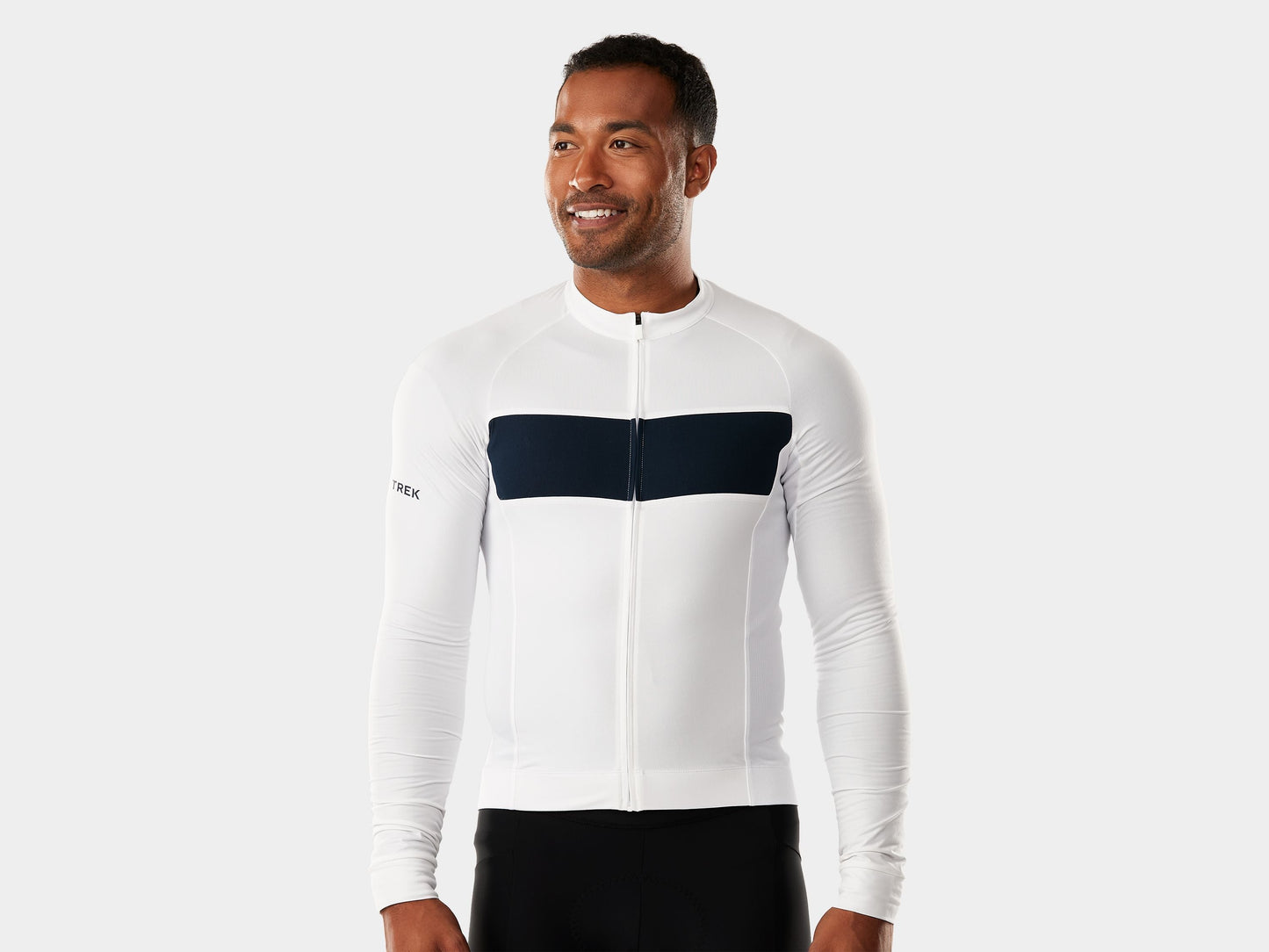 Trek Circuit LTD Long Sleeve Small White Jersey