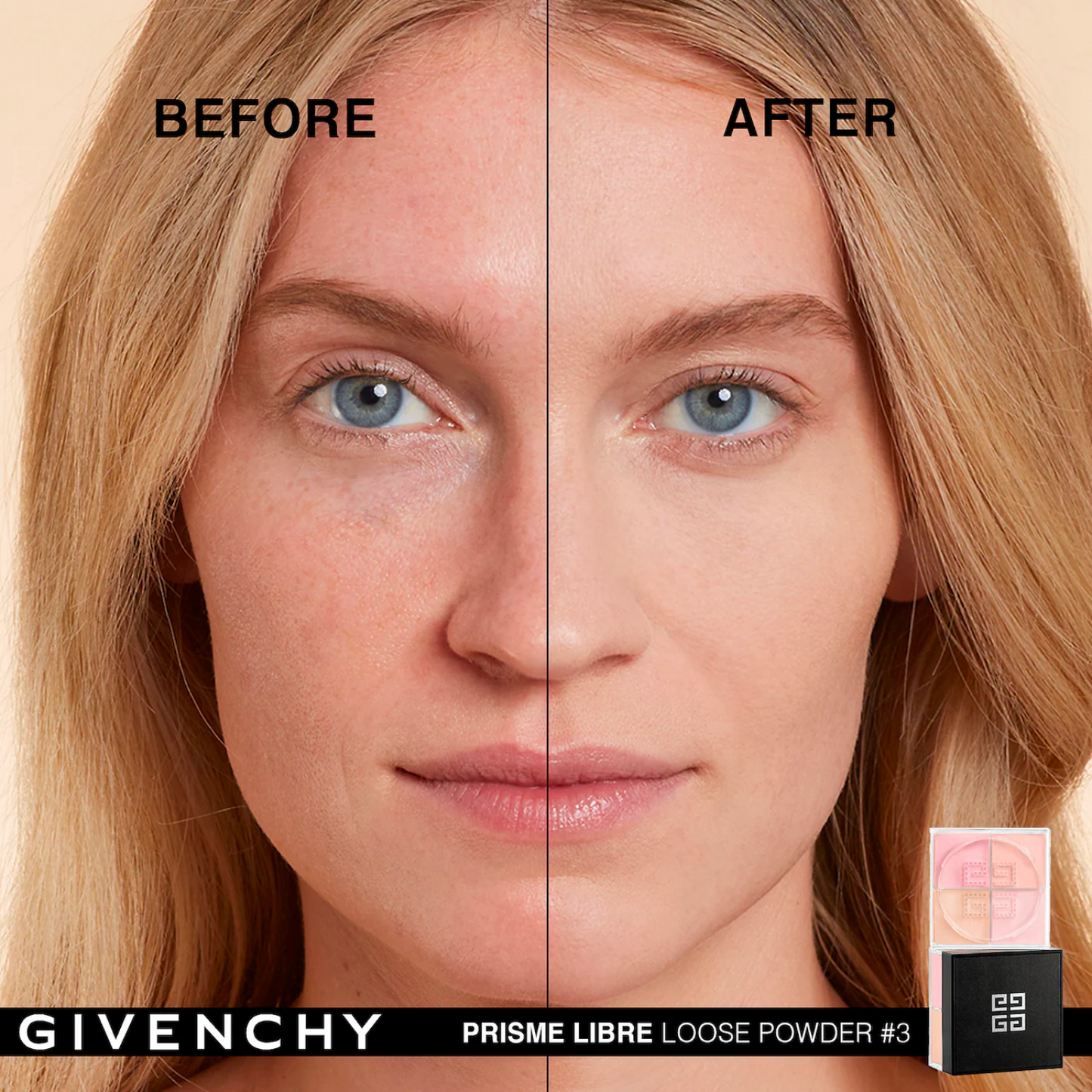 Givenchy Prisme Libre Mat Finish & Enhanced Radiance Loose Powder 4 In 1 Harmony - # 4 Mousseline Acidulee  4x3g/0.105oz