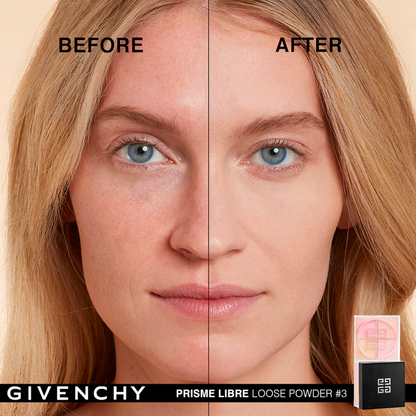 Givenchy Prisme Libre Mat Finish & Enhanced Radiance Loose Powder 4 In 1 Harmony - # 3 Voile Rose  4x3g/0.105oz