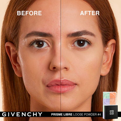 Givenchy Prisme Libre Mat Finish & Enhanced Radiance Loose Powder 4 In 1 Harmony - # 4 Mousseline Acidulee  4x3g/0.105oz