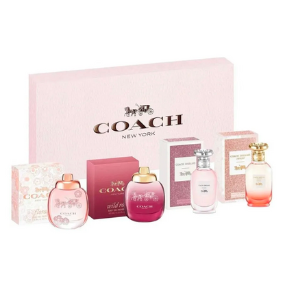 Coach Mini Set - Wild Rose & Dreams & Dreams Sunset & Floral 4pc