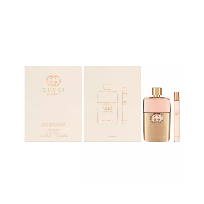 Gucci Guilty Pour Femme Eau De Parfum & Eau De Parfum 10ml Travel Set 90ml