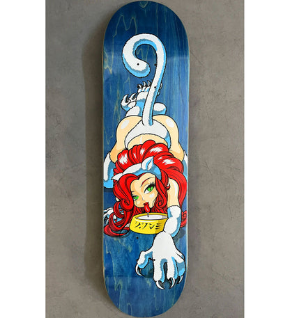 Hook Ups Skateboard Deck Milky Cat (Assorted) 8.25" x 32.25"