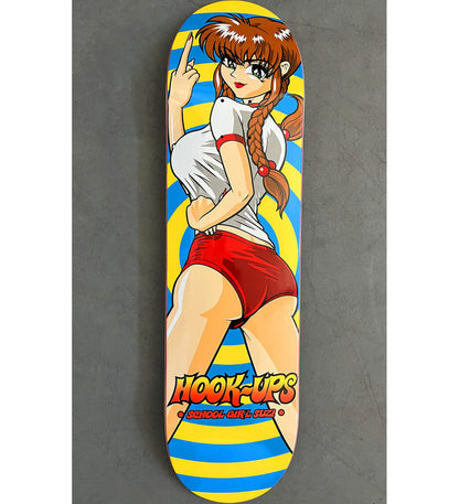 Hook Ups Skateboard Deck Suzi #1 8.25" x 32.25"