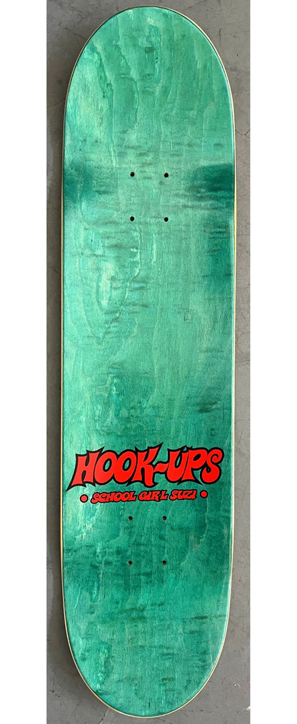 Hook Ups Skateboard Deck Suzi #1 8.25" x 32.25"