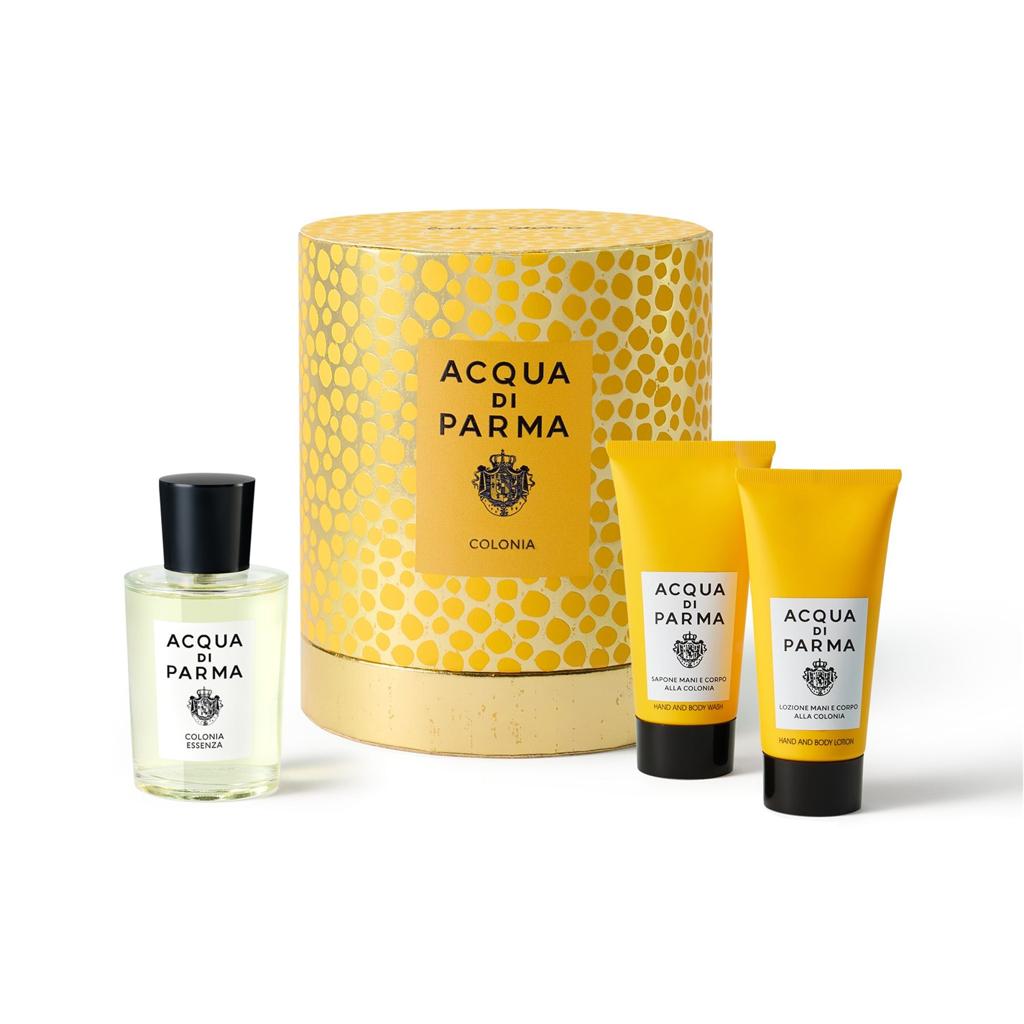 Acqua Di Parma Colonia Unisex Set Eau De Cologne 100ml & Hand & Body Wash 75ml & Hand & Body Lotion 75ml