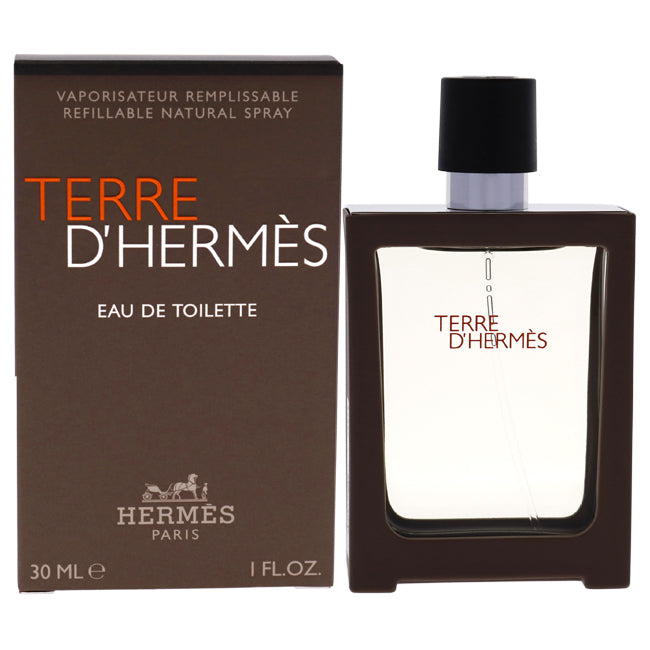 Terre Dhermes by Hermes for Men - 1 oz EDT Spray (Refillable)