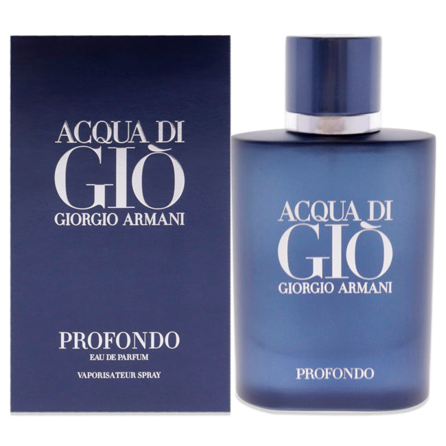Giorgio Armani Acqua Di Gio Profondo by Giorgio Armani for Men - 2.5 oz EDP Spray