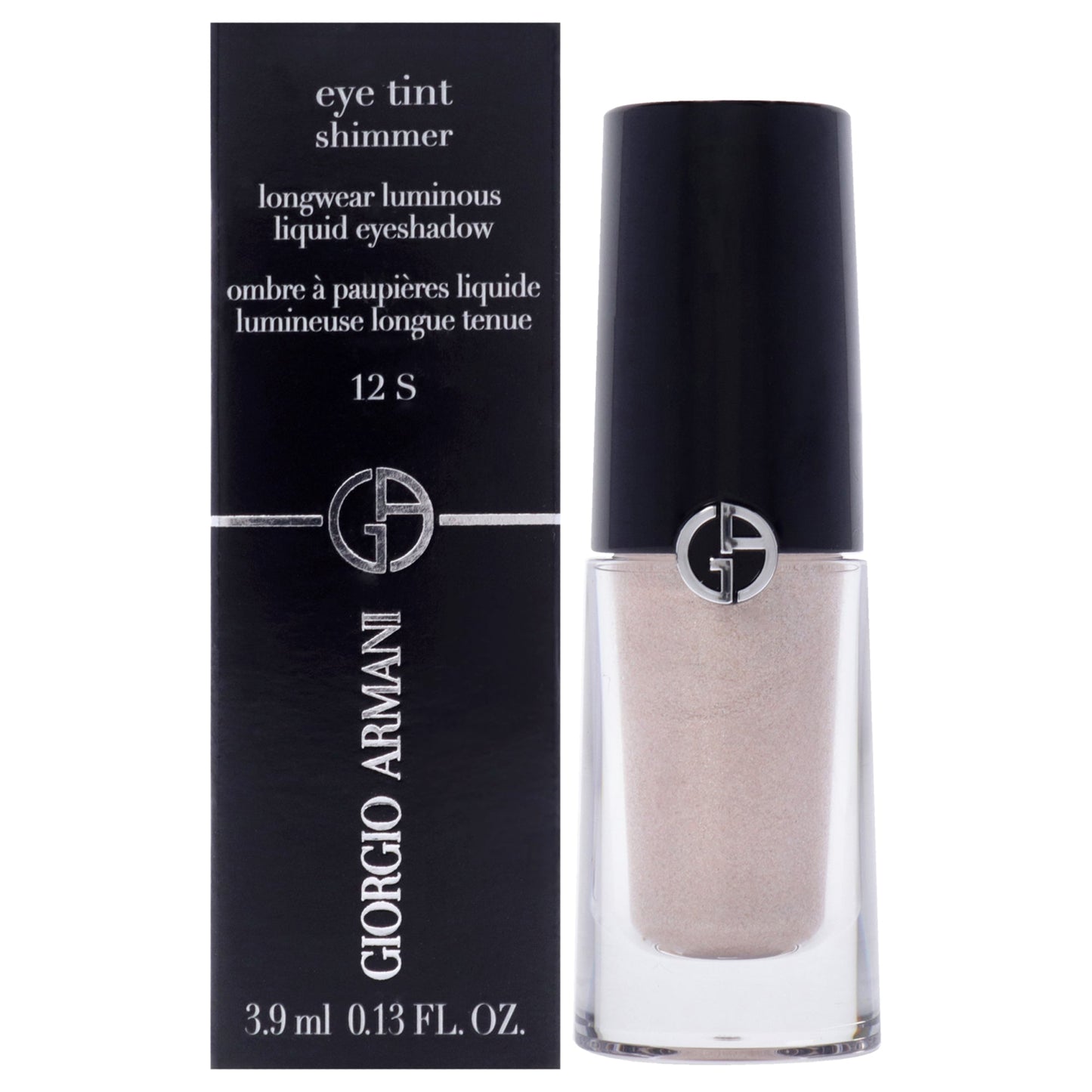 Eye Tint Shimmer Liquid Eyeshadow - 12 S Shell by Giorgio Armani for Women - 0.13 oz Eye Shadow
