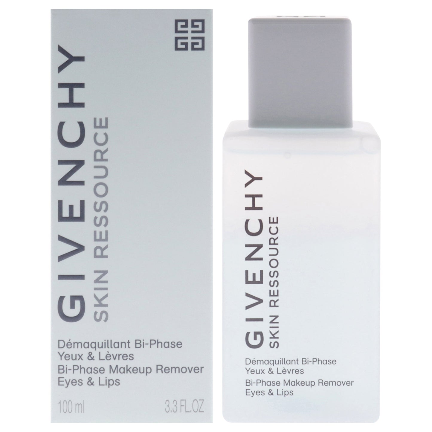 Givenchy Skin Ressource Bi-Phase Makeup Remover Eyes and Lips by Givenchy for Unisex - 3.3 oz Makeup Remover