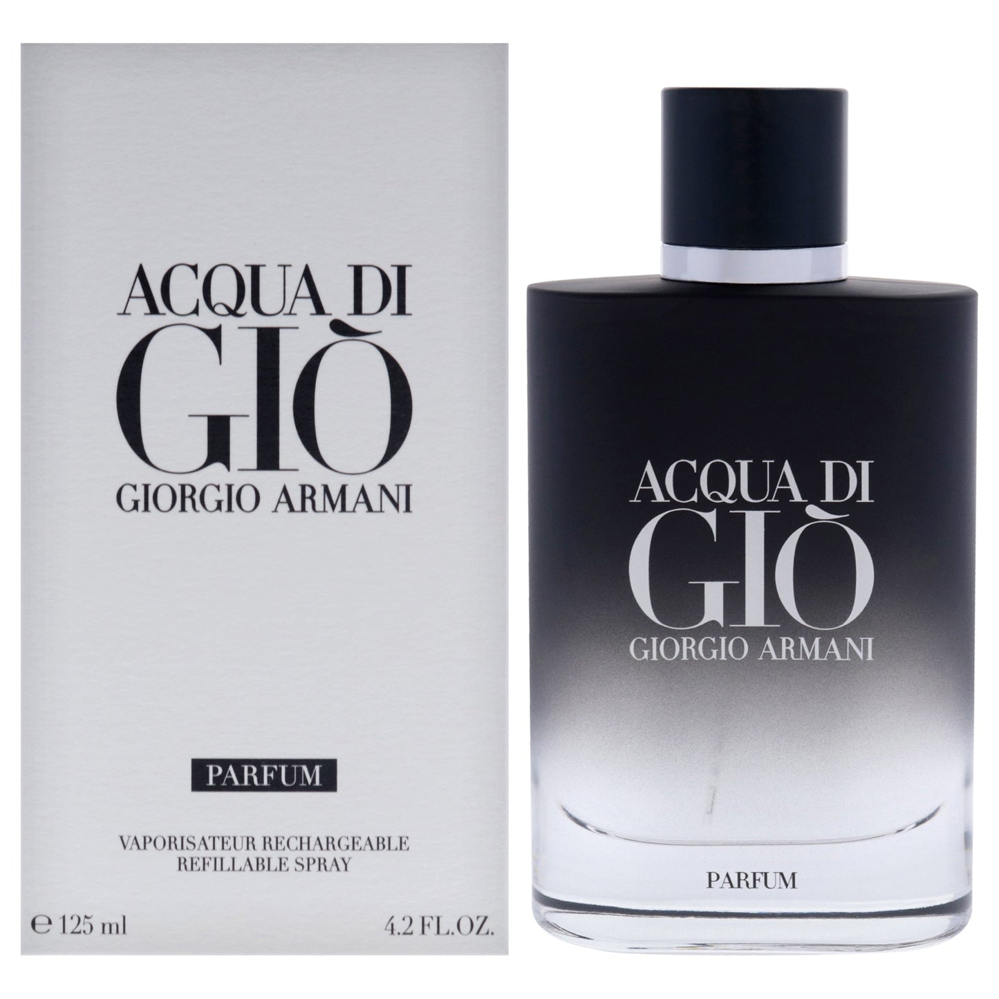 Acqua Di Gio by Giorgio Armani for Men - 4.2 oz Parfum Spray (Refillable)