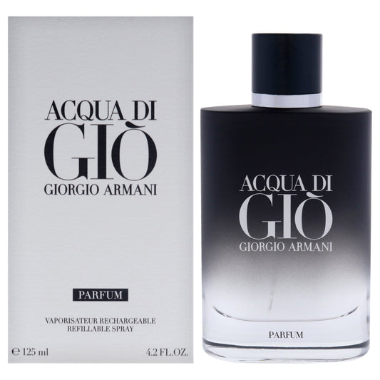 Acqua Di Gio by Giorgio Armani for Men - 4.2 oz Parfum Spray (Refillable)