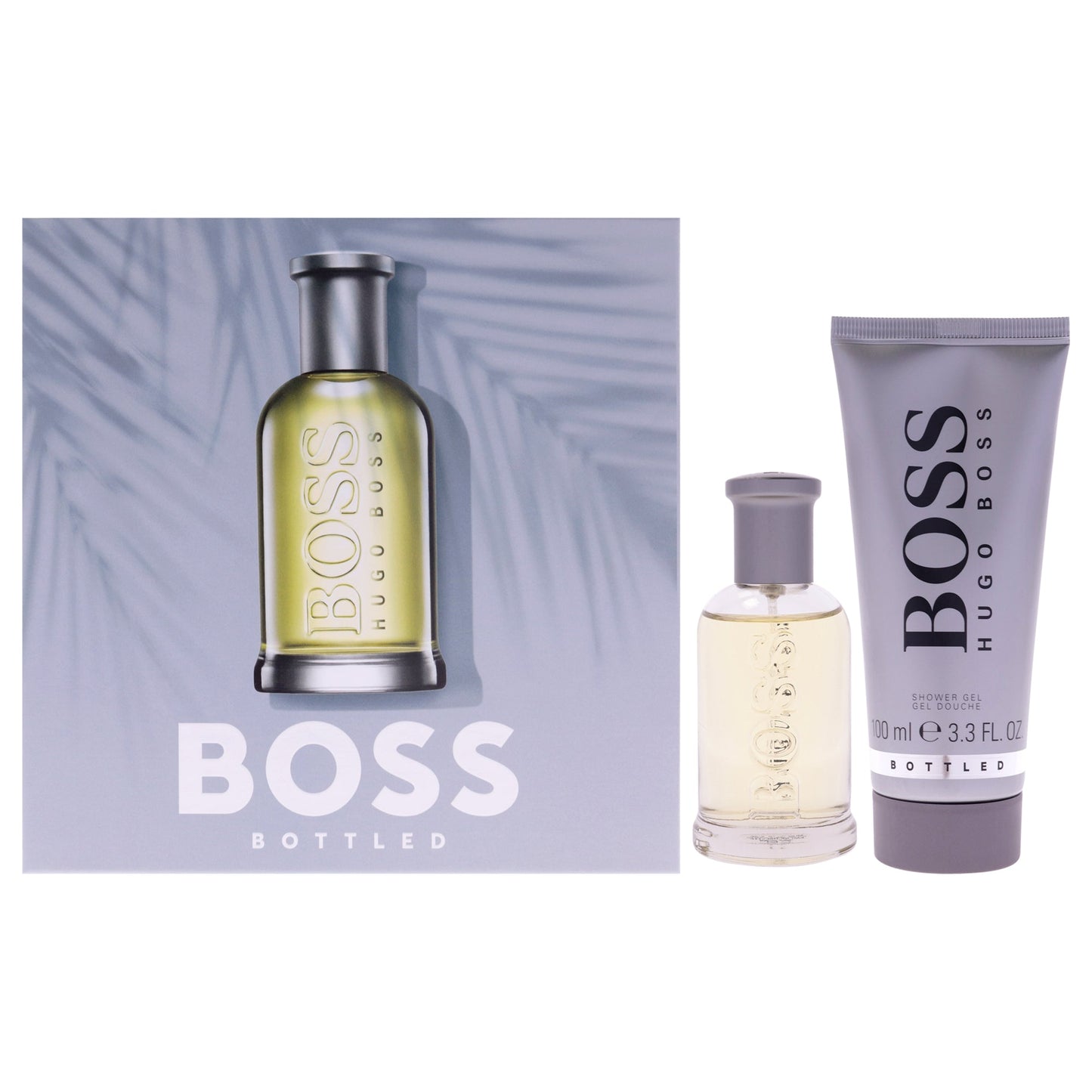 Hugo Boss Boss Bottled by Hugo Boss for Men - 2 Pc Gift Set 1.6oz EDT Spray, 3.3oz Shower Gel