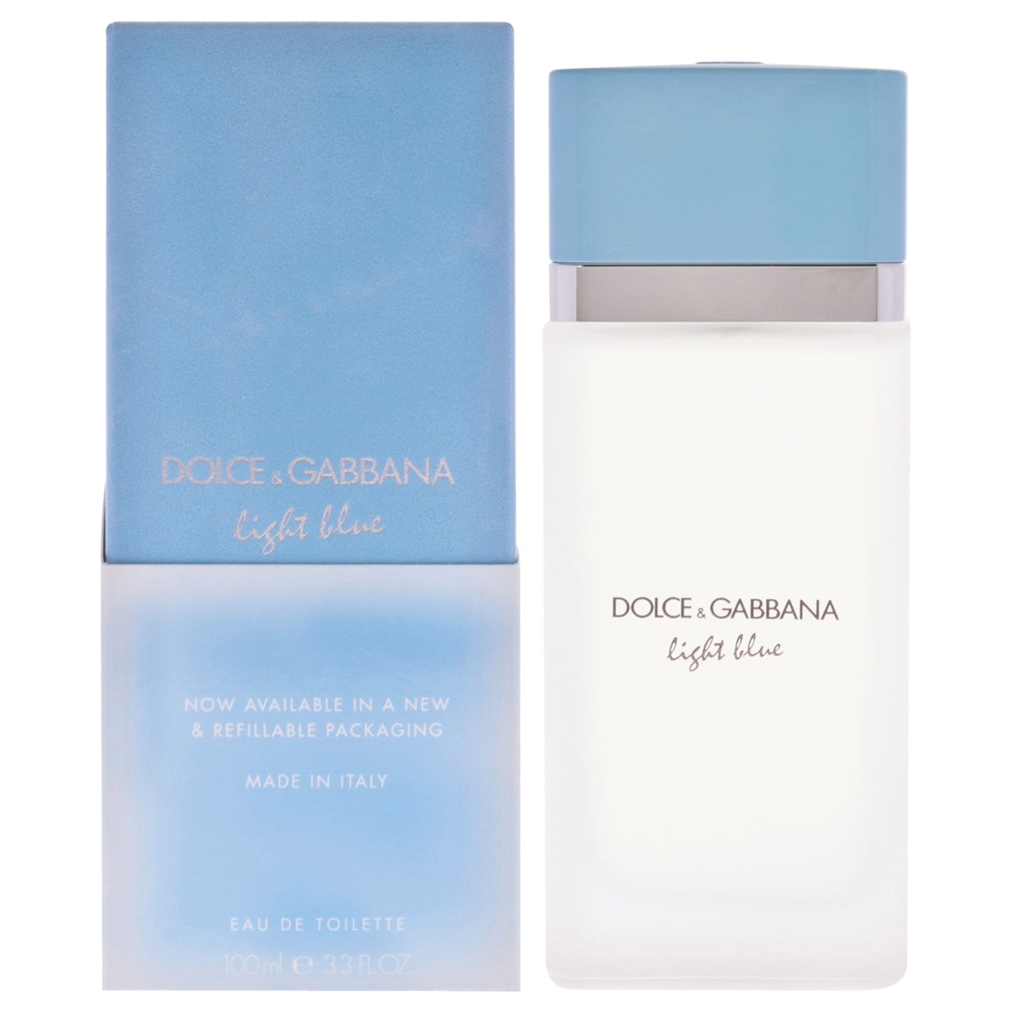Dolce & Gabbana Light Blue by Dolce and Gabbana for Women - 3.3 oz EDT Spray (Refillable)