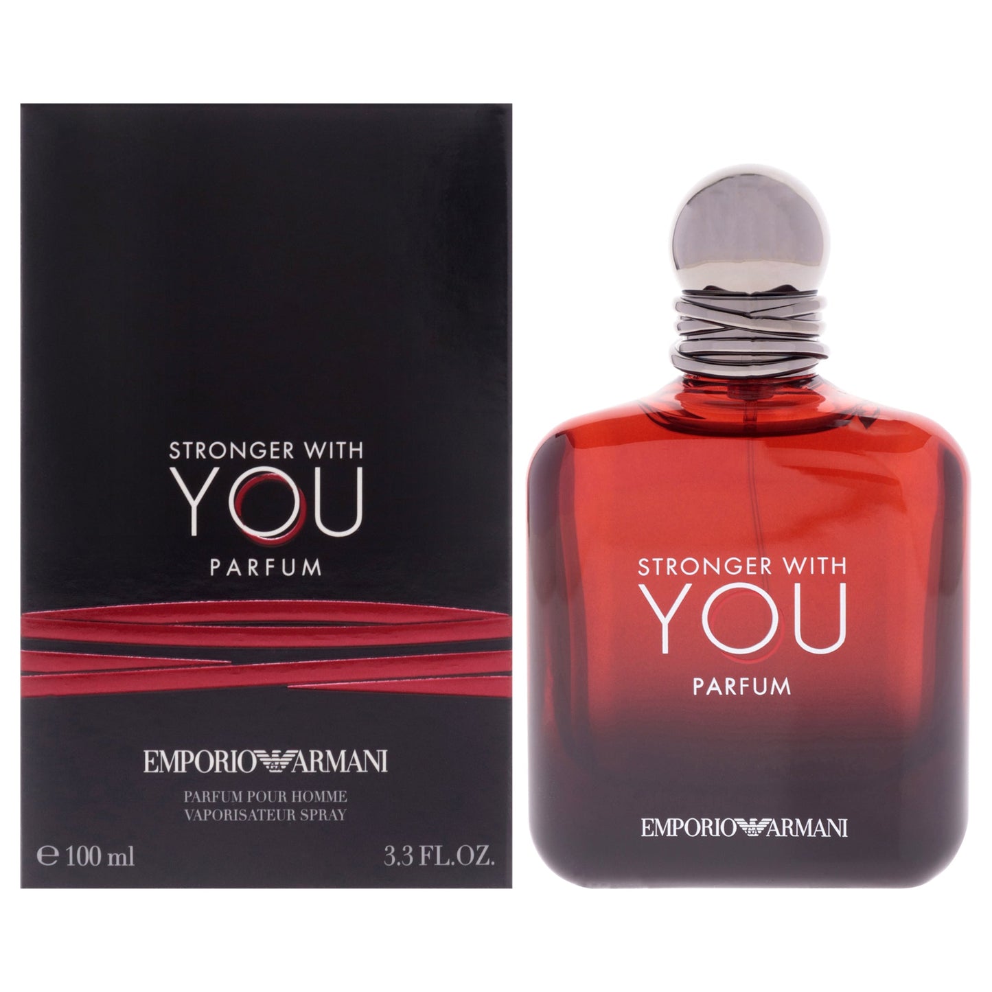 Giorgio Armani Emporio Armani Stronger With You by Giorgio Armani for Men - 3.3 oz Parfum Spray