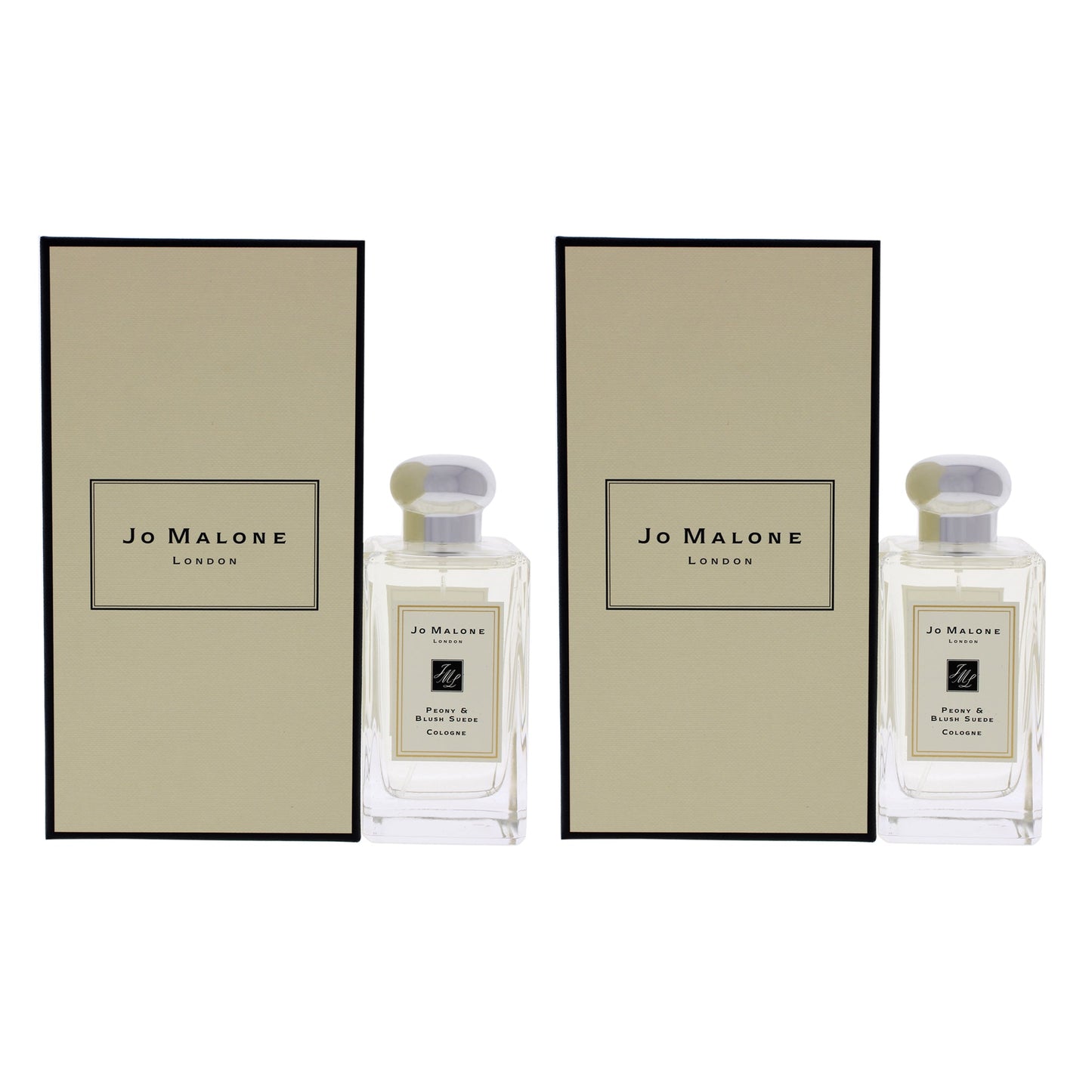 Peony and Blush Suede by Jo Malone for Women - 3.4 oz Cologne Spray - Pack of 2