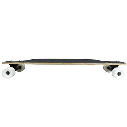 Krown Longboard Complete Elite Drop Through Rasta Lion - White Wheels