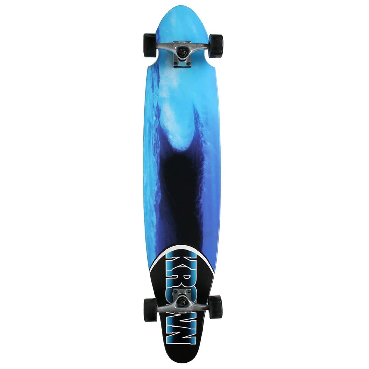 Krown Longboard Complete Kicktail Blue Wave