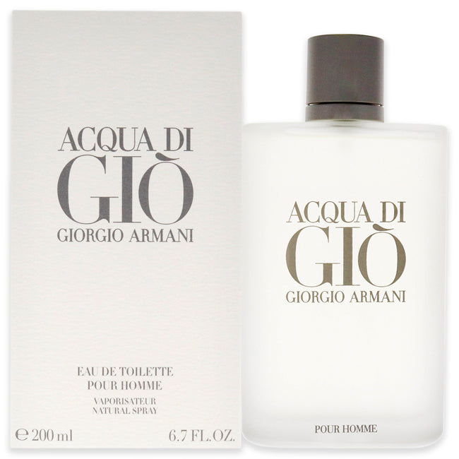 Acqua Di Gio by Giorgio Armani for Men - 6.7 oz EDT Spray