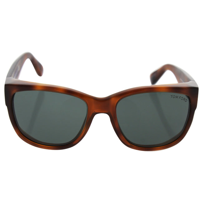 Tom Ford TF441 53N Carson - Blonde Havana-Green by Tom Ford for Men - 56-17-130 mm Sunglasses