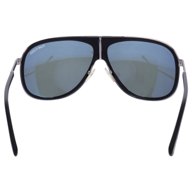 Tom Ford Tom Ford TF462 02N Chris - Matte Black/Green by Tom Ford for Men - 62-10-140 mm Sunglasses