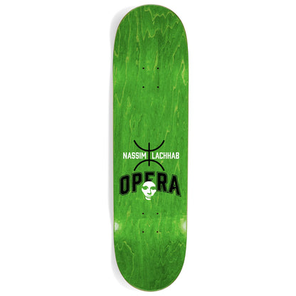 Opera Skateboard Deck Nassim Lachhab Gift Natural Holographic 8.375" x 32"