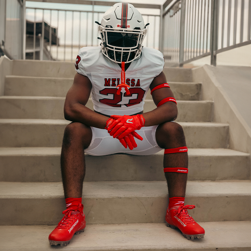 Phenom Elite Quantum Speed 2.0 Football Cleats - Red