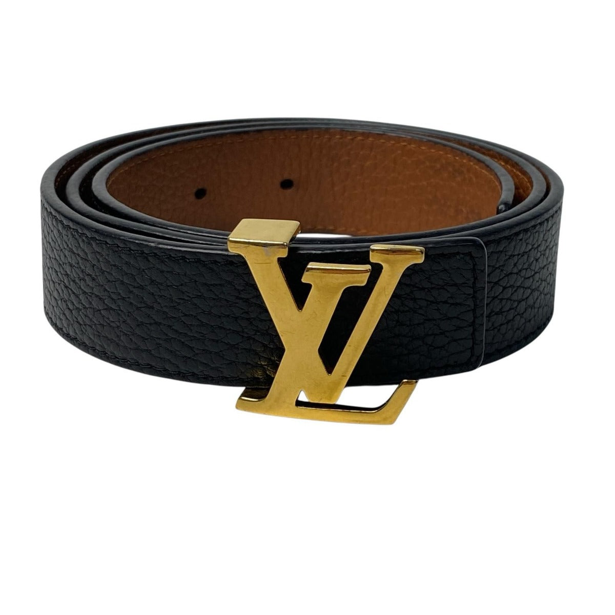 Louis Vuitton Ceinture Belt 75 Black Brown