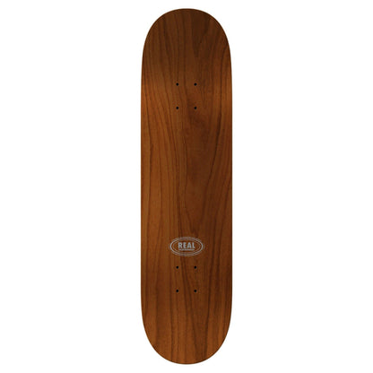 Real Skateboard Deck Classic Oval True Mid Orange 7.5" x 29"