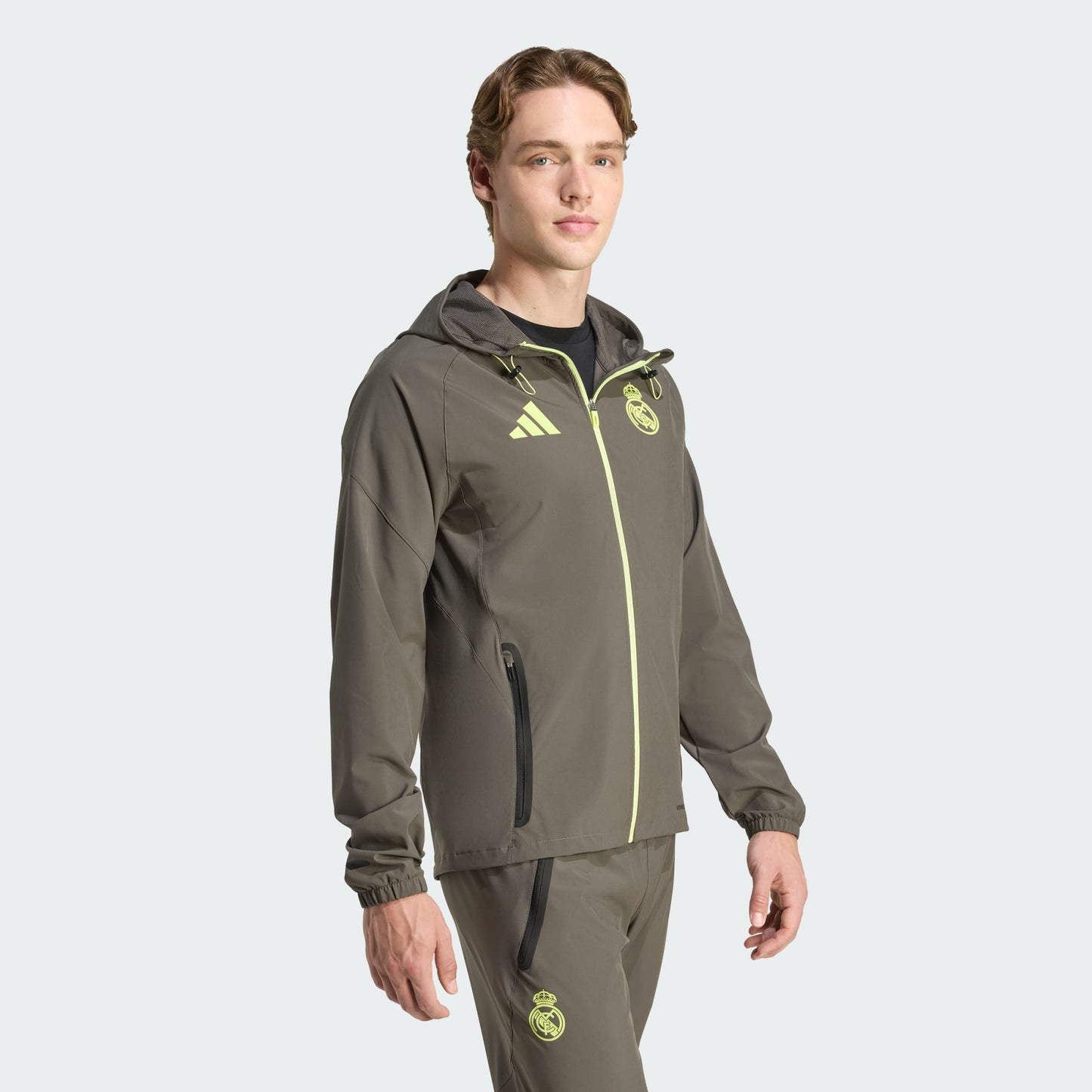 Real Madrid Tiro 25 Competition Vis Tech Travel Jacket