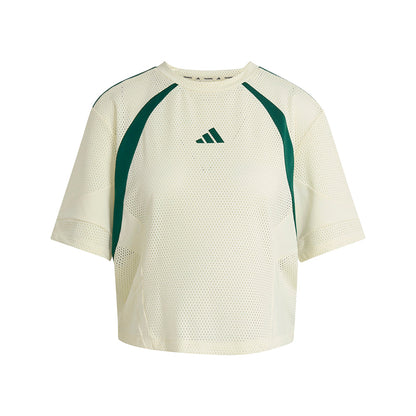 Hyperglam 3-Stripes Color Block Mesh T-Shirt