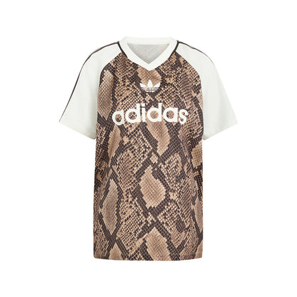 Snake Print Satin Jersey