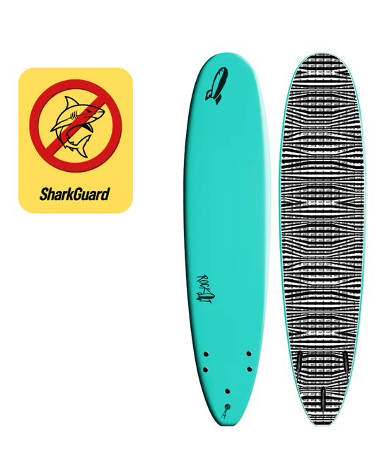 8' Big Softy Longboard With SHARKGAURD