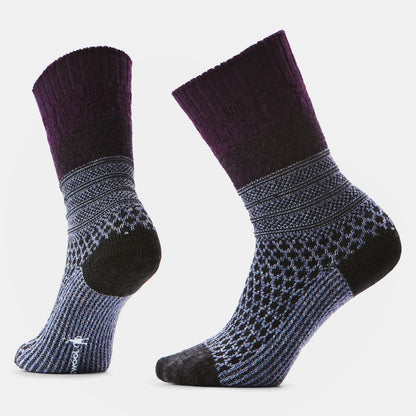 Smartwool - Everyday Cable Crew Socks - Women's - Chalk Violet