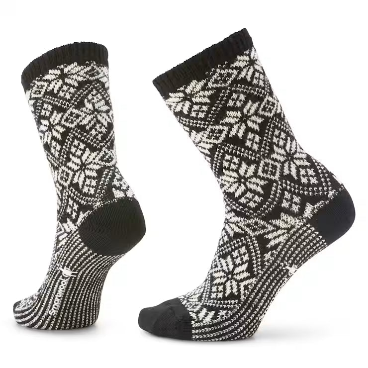 Smartwool - Everyday Cozy Traditional Snowflake Crew Socks - Black