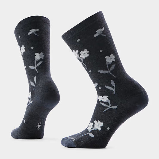 Smartwool - Women's Everyday Garden Gala Crew Socks - Charcoal