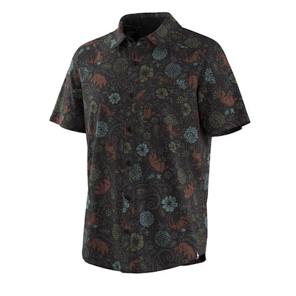 Smartwool - Men's Everyday Short Sleeve Button Down - Black Paisley