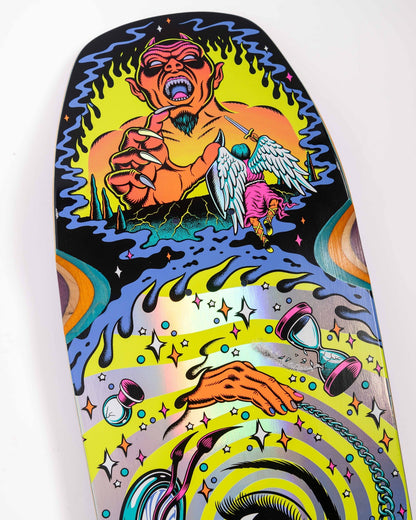 Santa Cruz Skateboard Deck Delfino Pinball Vision 9.14" x 31.5"