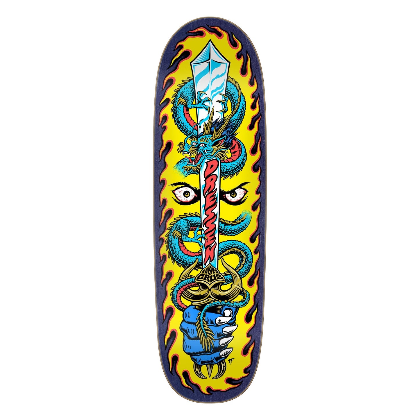 Santa Cruz Skateboard Deck Dressen Sword 9.25" x 31.95"