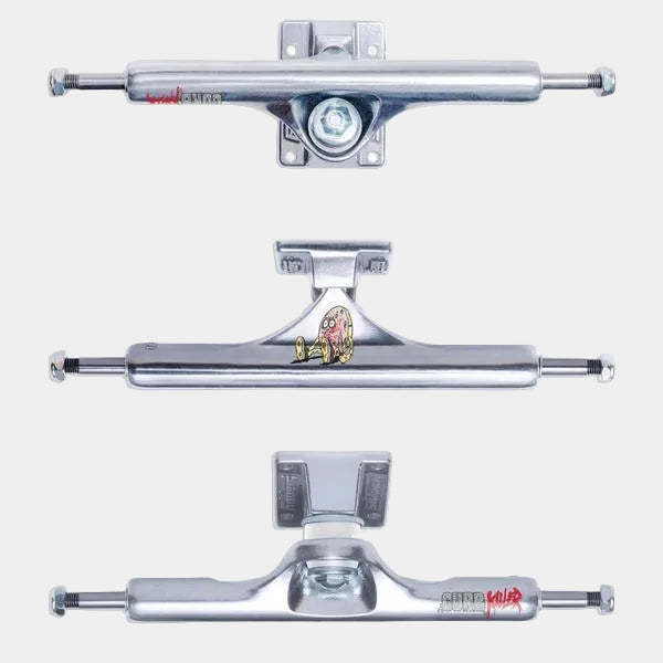 Slappy Curb Killer ST1 Inverted Kingpin Truck Set 10.0 Polished